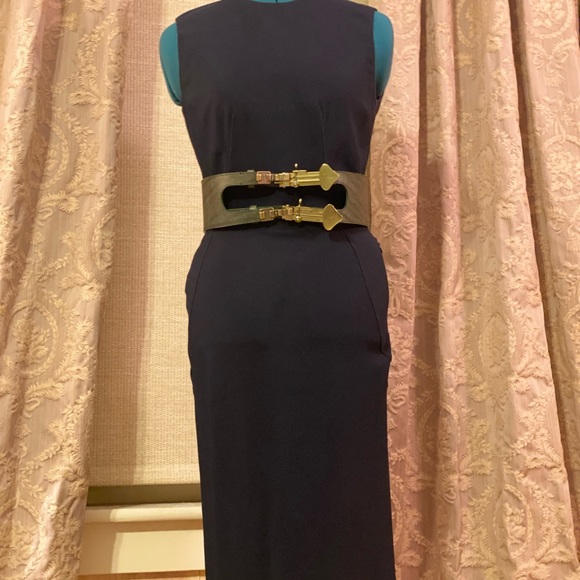 Givenchy vintage, fitted navy dress size 38 - Picture 2 of 15